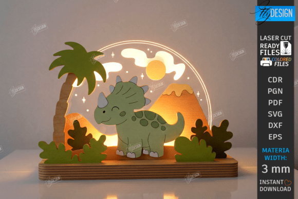 Download Kids Night Light Stand Laser Cut | CNC - Premium Resources